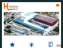 Tablet Screenshot of hedron.com.br
